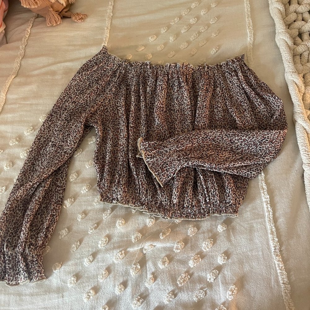 Princess Polly Cheetah Long Sleeve Top